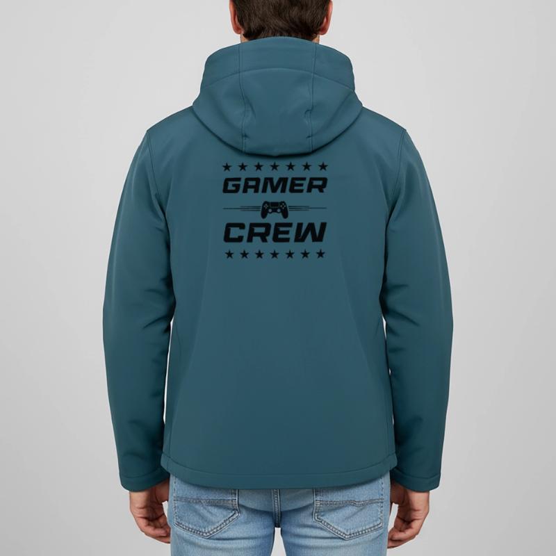 Gamepad Controller Men’s Recycled Softshell Jacket Discoverer by Stanley/Stella