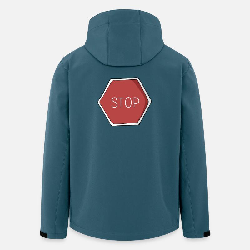 Stop - Veste softshell homme en polyester recyclé Stanley/Stella - bleu pétrole foncé