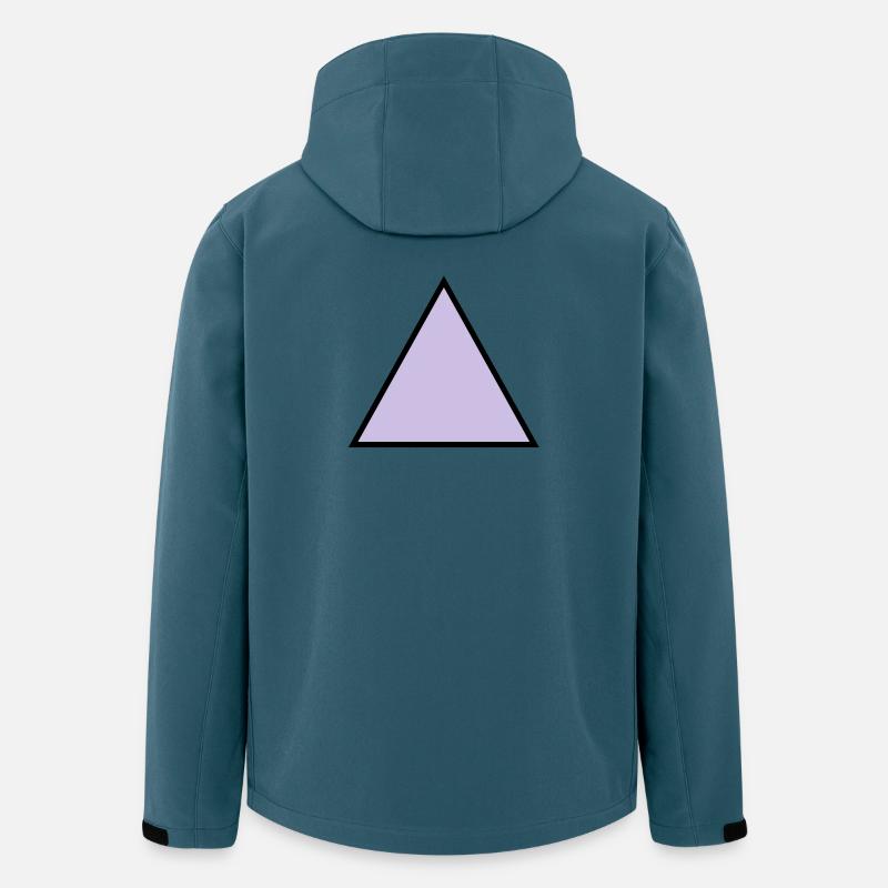 hipster triangle triangle shape - Men’s Recycled Softshell Jacket Discoverer by Stanley/Stella - stargazer
