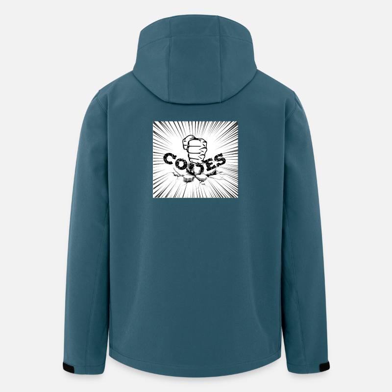 CRACK CODES - Men’s Recycled Softshell Jacket by Stanley/Stella - stargazer