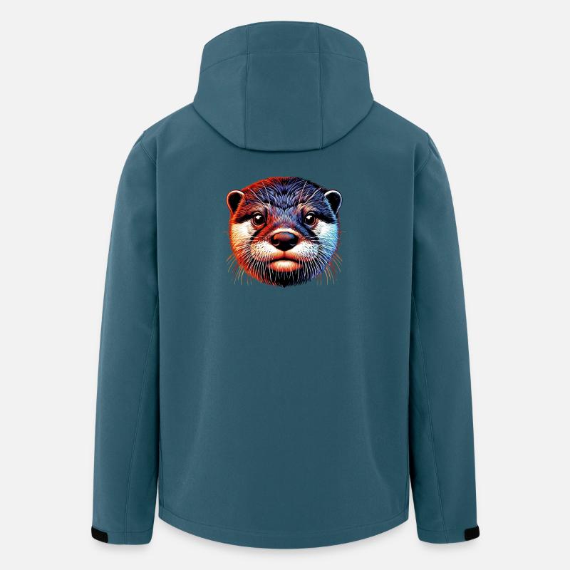 Otter - Recycelte Männer Softshell-Jacke von Stanley/Stella - Dunkles Petrol