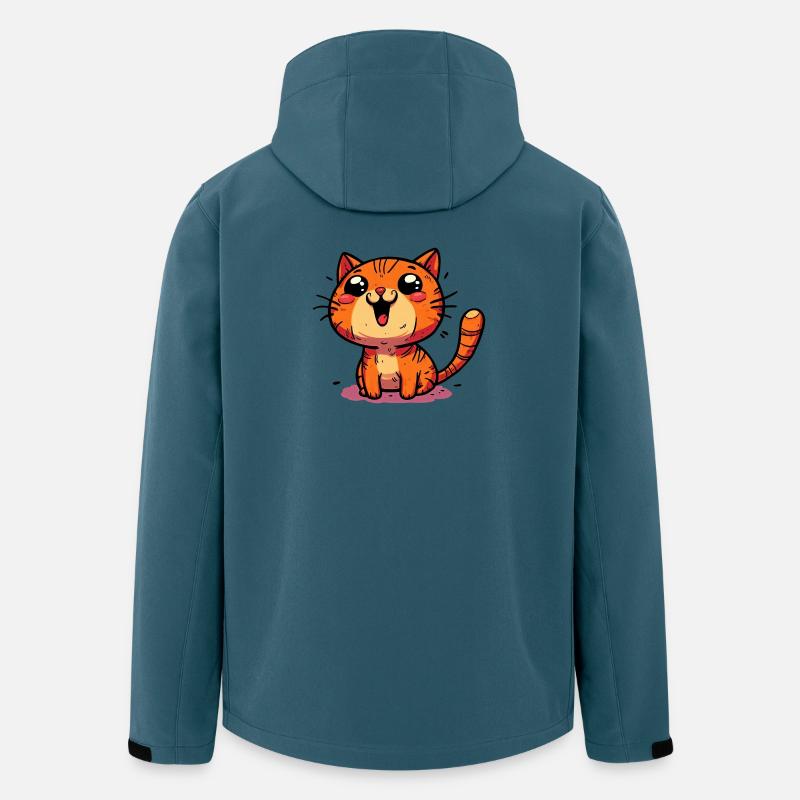 Cat - Men’s Recycled Softshell Jacket by Stanley/Stella - stargazer