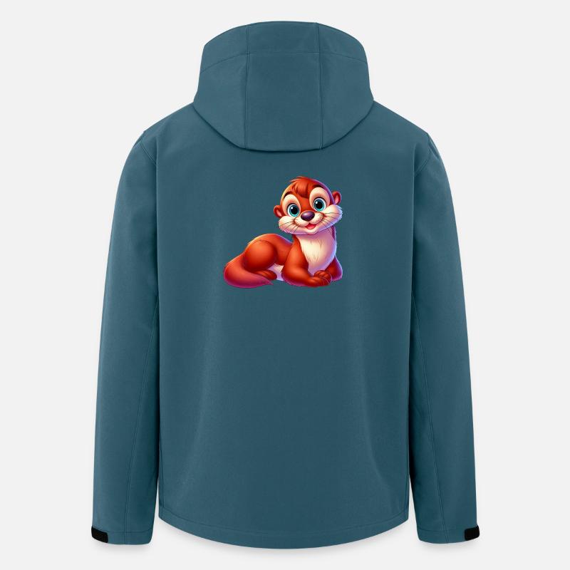 Otter - Recycelte Männer Softshell-Jacke von Stanley/Stella - Dunkles Petrol