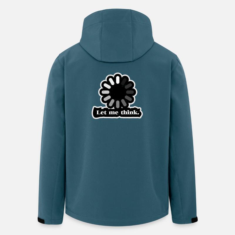 Lass mich an Loader denken - Recycelte Männer Softshell-Jacke von Stanley/Stella - Dunkles Petrol