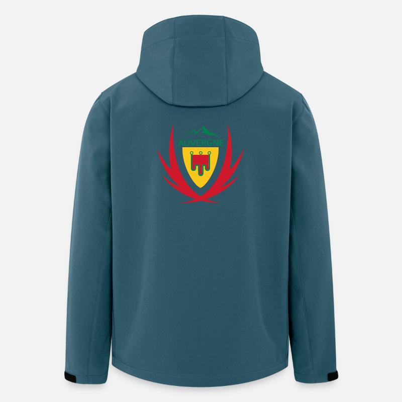 Auvergne - Recycelte Männer Softshell-Jacke von Stanley/Stella - Dunkles Petrol