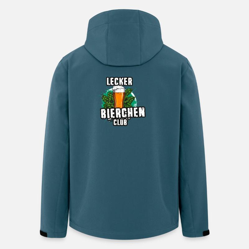 graffiti ,illustration ,lecker bierchen, club - Recycelte Männer Softshell-Jacke Discoverer von Stanley/Stella - Dunkles Petrol