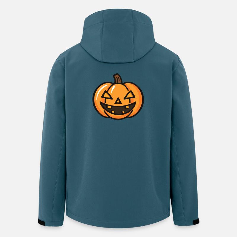 Pumpkin Halloween Comic - Men’s Recycled Softshell Jacket by Stanley/Stella - stargazer