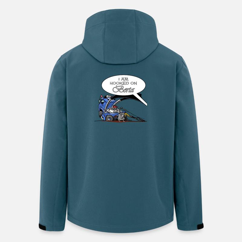 HookedOnBERTA - Veste softshell homme en polyester recyclé Stanley/Stella - bleu pétrole foncé