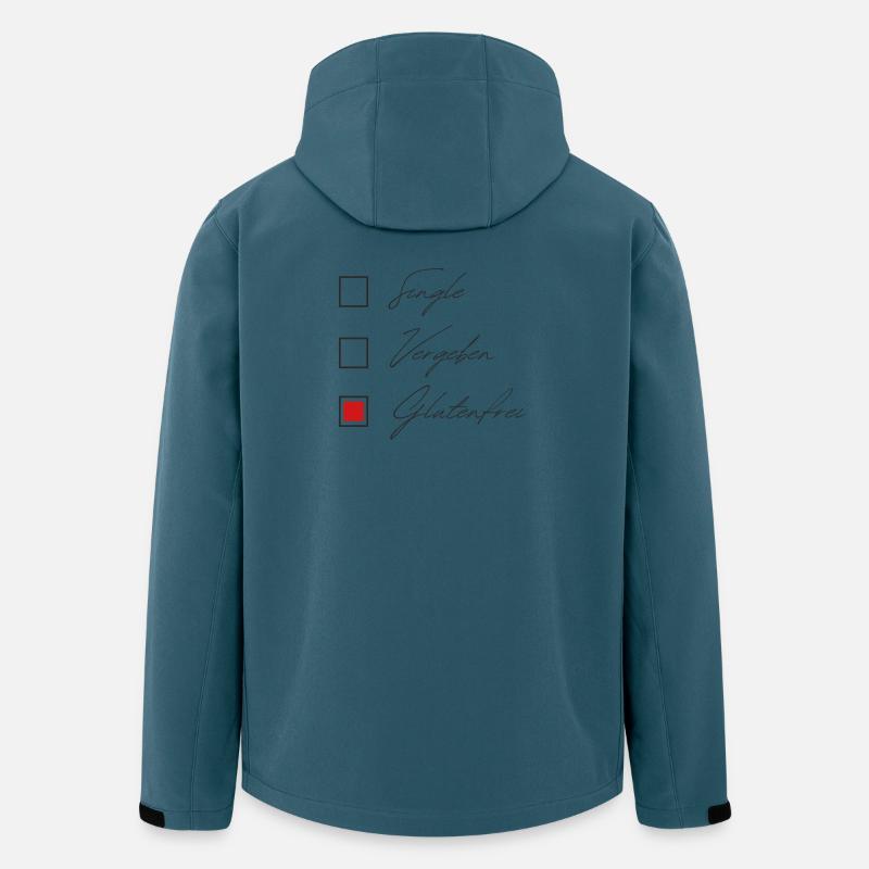 Single Vergeben Glutenfrei - Recycelte Männer Softshell-Jacke von Stanley/Stella - Dunkles Petrol