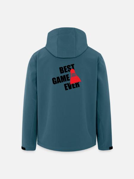 Badminton Best Game Ever - Men’s Recycled Softshell Jacket by Stanley/Stella - stargazer