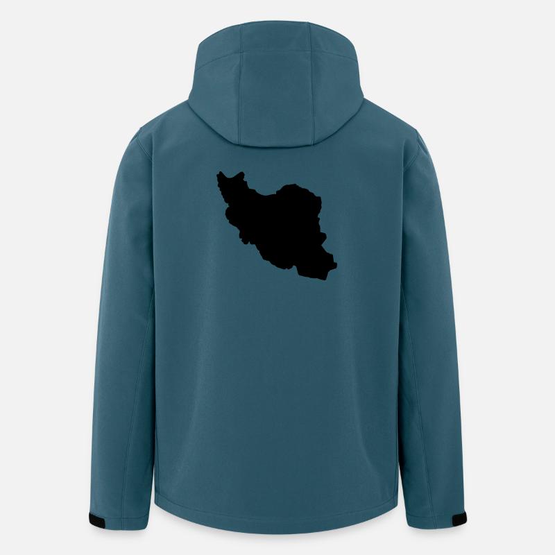 Iran Silhouette - Recycelte Männer Softshell-Jacke von Stanley/Stella - Dunkles Petrol