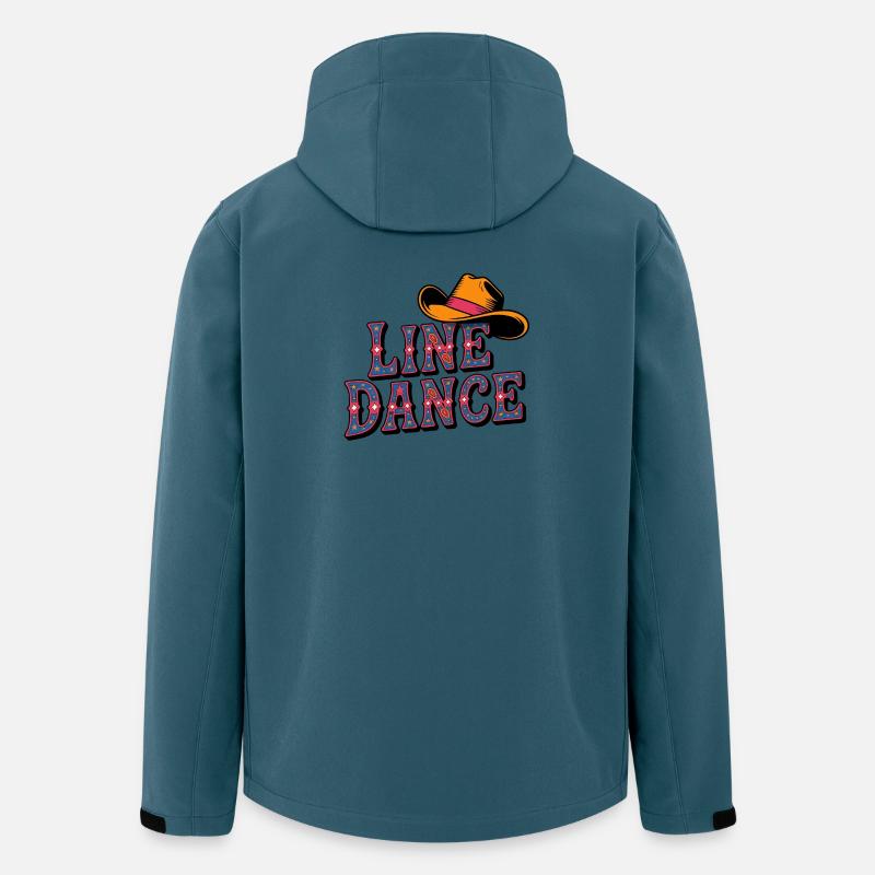 Line Dance Cowboyhut - Recycelte Männer Softshell-Jacke von Stanley/Stella - Dunkles Petrol