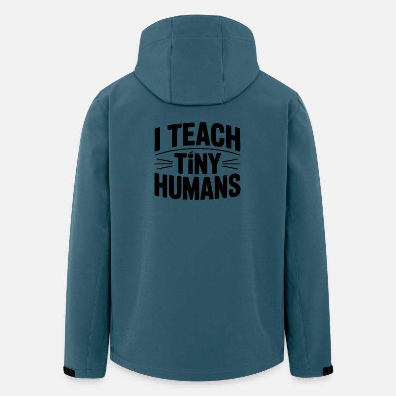 I Teach Tiny Humans - Men’s Recycled Softshell Jacket by Stanley/Stella - stargazer