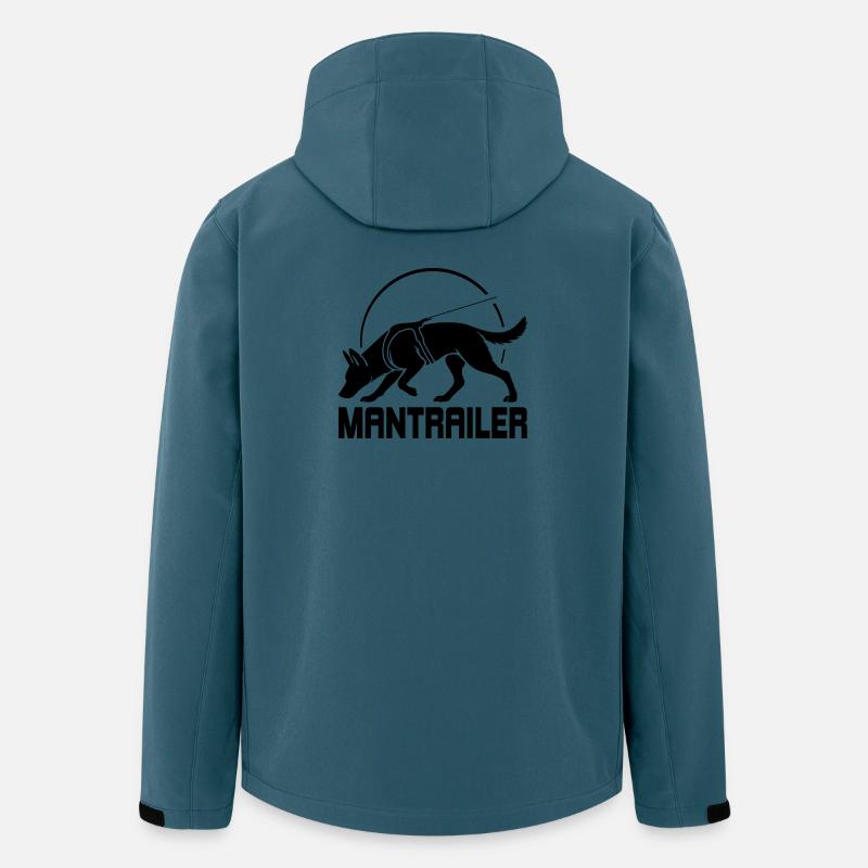Malinois MANTRAILER Recherche Chiens Chiens Wilsigns - Veste softshell homme en polyester recyclé Stanley/Stella - bleu pétrole foncé
