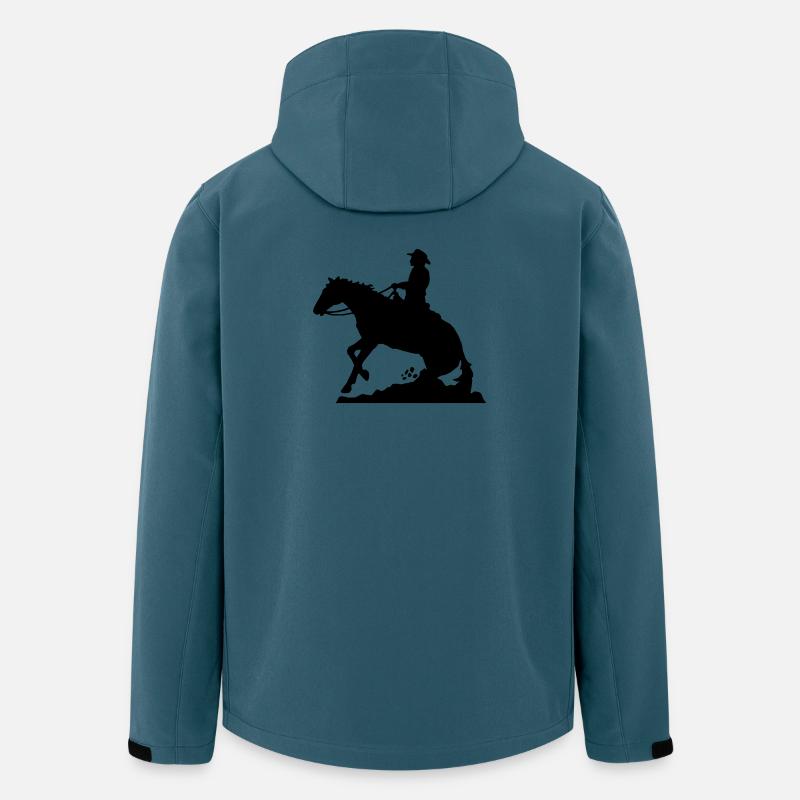 Westernreiten Mann - Recycelte Männer Softshell-Jacke von Stanley/Stella - Dunkles Petrol