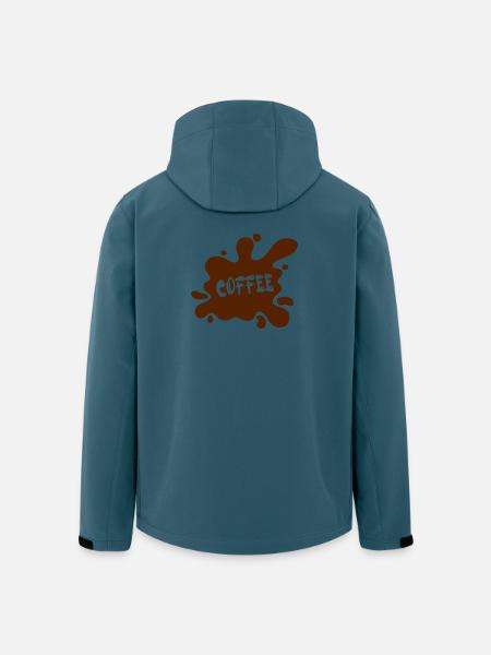 Coffee stain with artistic design - Men’s Recycled Softshell Jacket by Stanley/Stella - stargazer