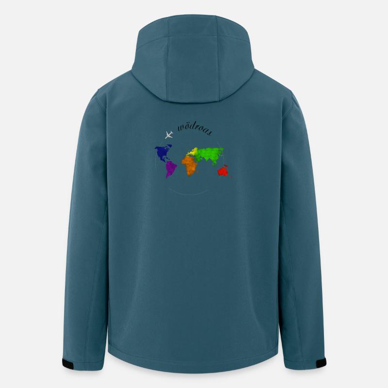 Wödroas - Weltreise, Austrian dialect - Men’s Recycled Softshell Jacket by Stanley/Stella - stargazer