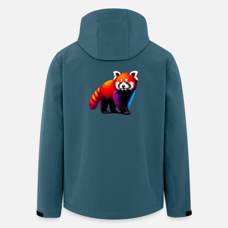 Kleiner Panda - Recycelte Männer Softshell-Jacke von Stanley/Stella - Dunkles Petrol