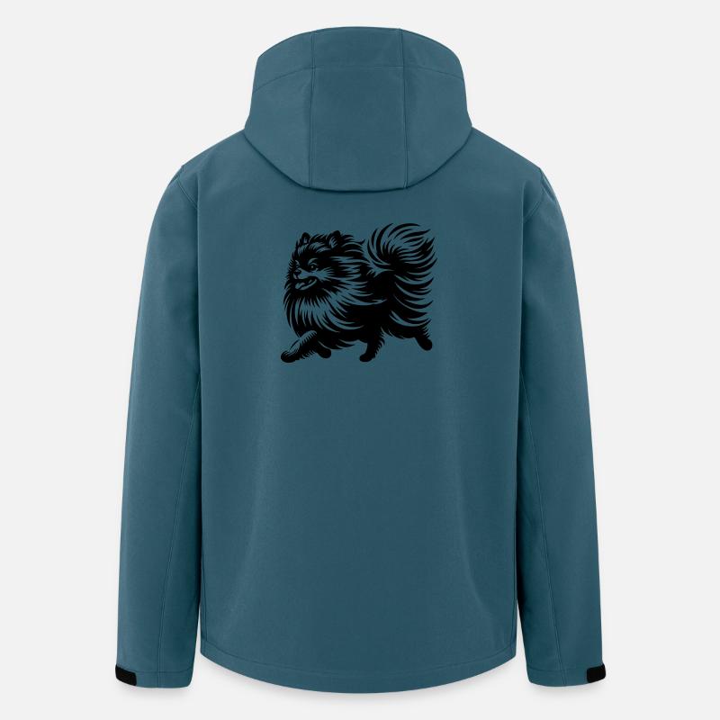 Zwergspitz - Recycelte Männer Softshell-Jacke von Stanley/Stella - Dunkles Petrol