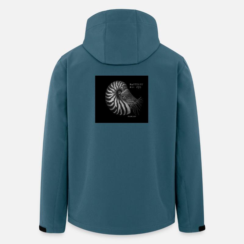 Perlboot - Nautilus - Recycelte Männer Softshell-Jacke von Stanley/Stella - Dunkles Petrol