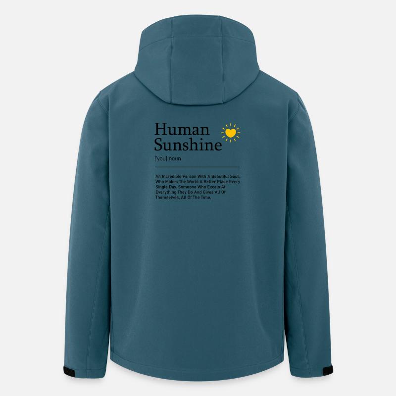 Soleil humain définition appréciation cadeau dire - Veste softshell homme en polyester recyclé Stanley/Stella - bleu pétrole foncé