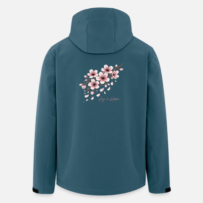 Kirschblüte Kirsche Blüte Cherry Blossom - Men’s Recycled Softshell Jacket by Stanley/Stella - stargazer