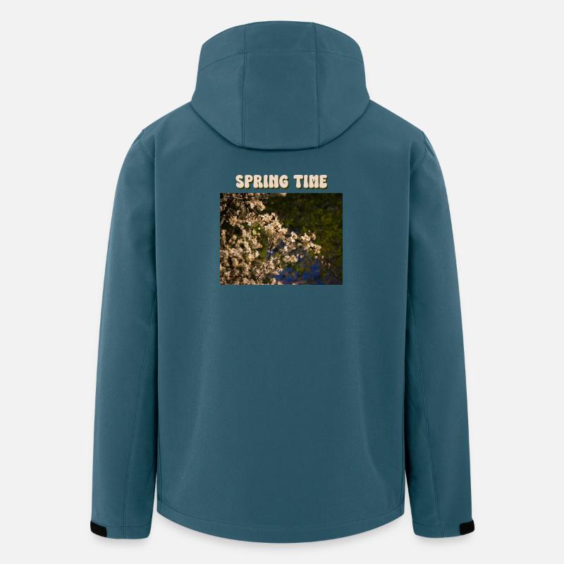 Printemps - Veste softshell homme en polyester recyclé Stanley/Stella - bleu pétrole foncé