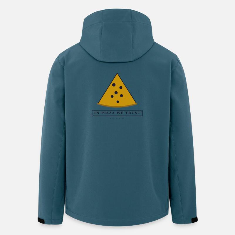 In Pizza We Trust - Men’s Recycled Softshell Jacket by Stanley/Stella - stargazer