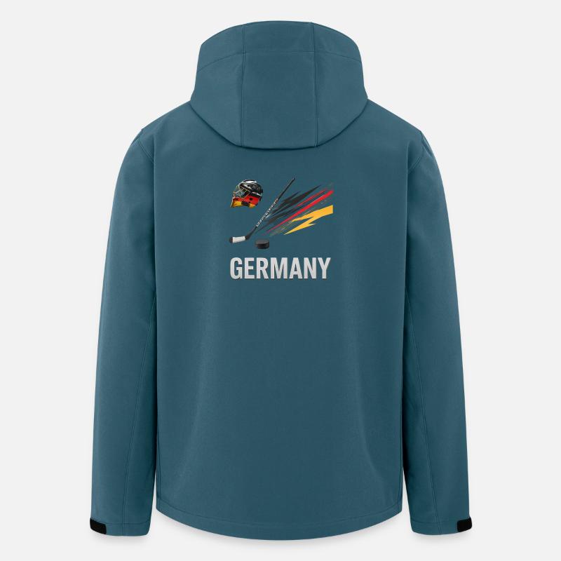 Deutschland Eishockey Kraft - Men’s Recycled Softshell Jacket by Stanley/Stella - stargazer