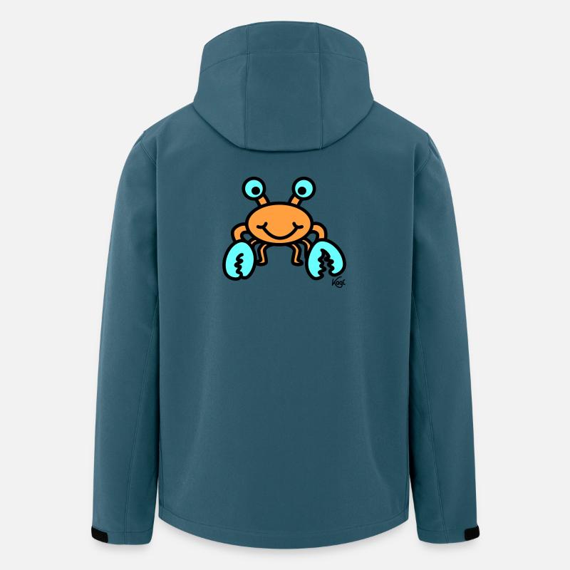 Cancer grand - Veste softshell homme en polyester recyclé Stanley/Stella - bleu pétrole foncé