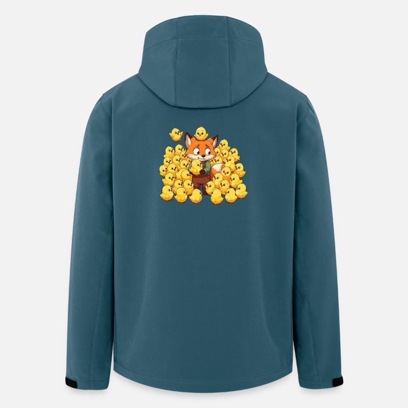 Fox with chick joys - Men’s Recycled Softshell Jacket by Stanley/Stella - stargazer