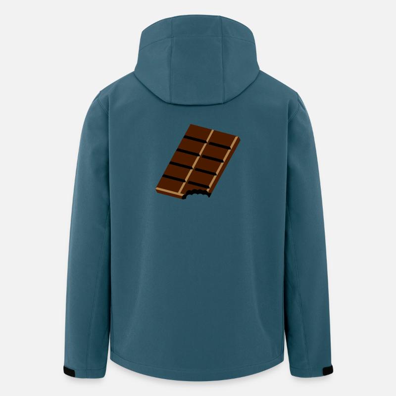 Eine Tafel Schokolade - Recycelte Männer Softshell-Jacke von Stanley/Stella - Dunkles Petrol