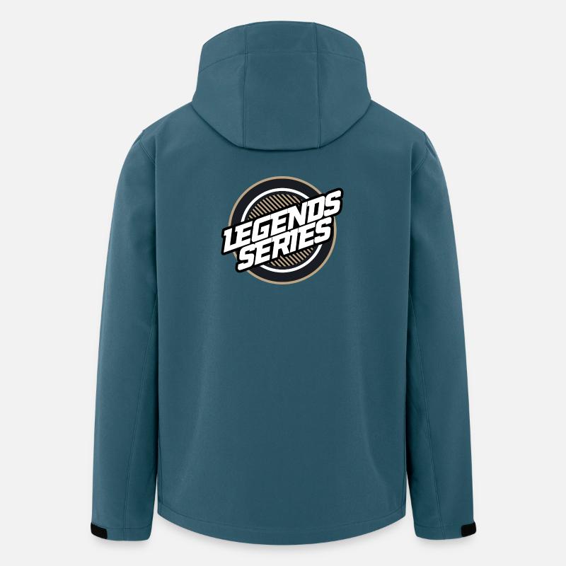 Emblem der Legends-Serie - Recycelte Männer Softshell-Jacke von Stanley/Stella - Dunkles Petrol