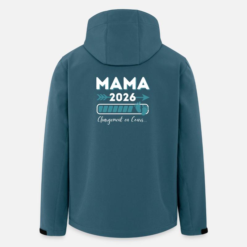 Mama 2026 Loading Modern Style - Men’s Recycled Softshell Jacket by Stanley/Stella - stargazer
