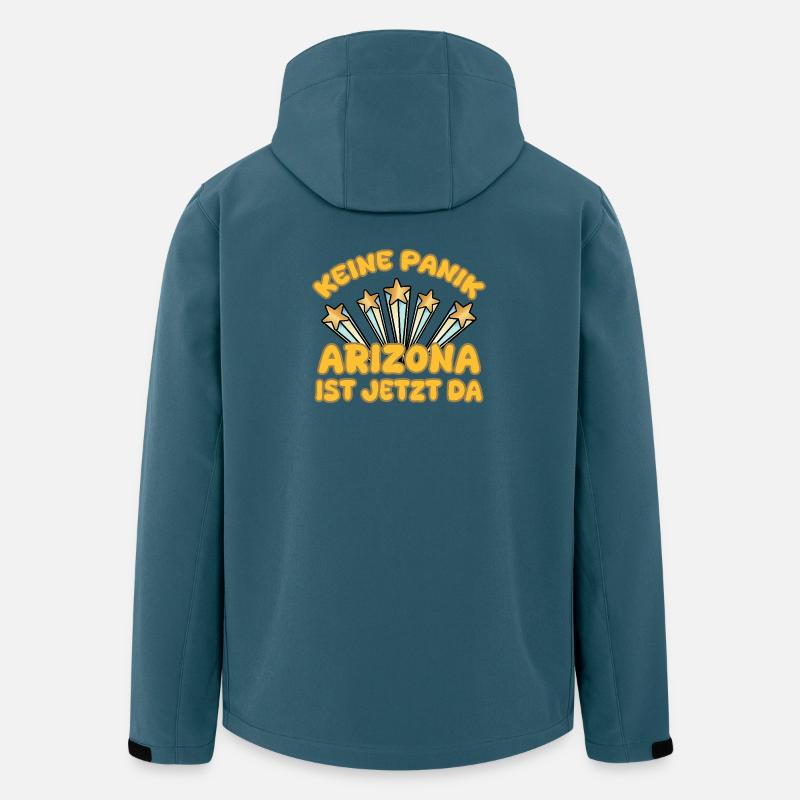 Vorname Arizona - Recycelte Männer Softshell-Jacke von Stanley/Stella - Dunkles Petrol