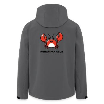 AI Human Fan Club - Men’s Recycled Softshell Jacket by Stanley/Stella - stargazer - Back - AI Model Male 185 light (185cm)