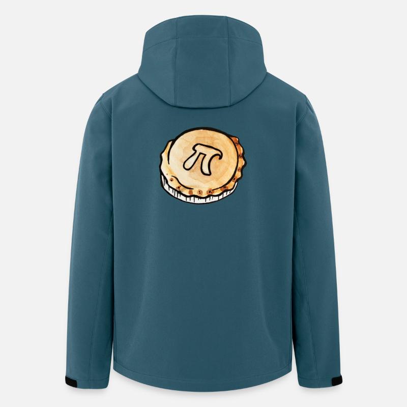 Pi Pie Grafik-Tee - Recycelte Männer Softshell-Jacke von Stanley/Stella - Dunkles Petrol