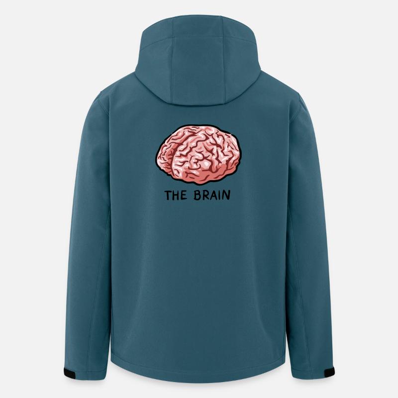 THE BRAIN - Recycelte Männer Softshell-Jacke von Stanley/Stella - Dunkles Petrol
