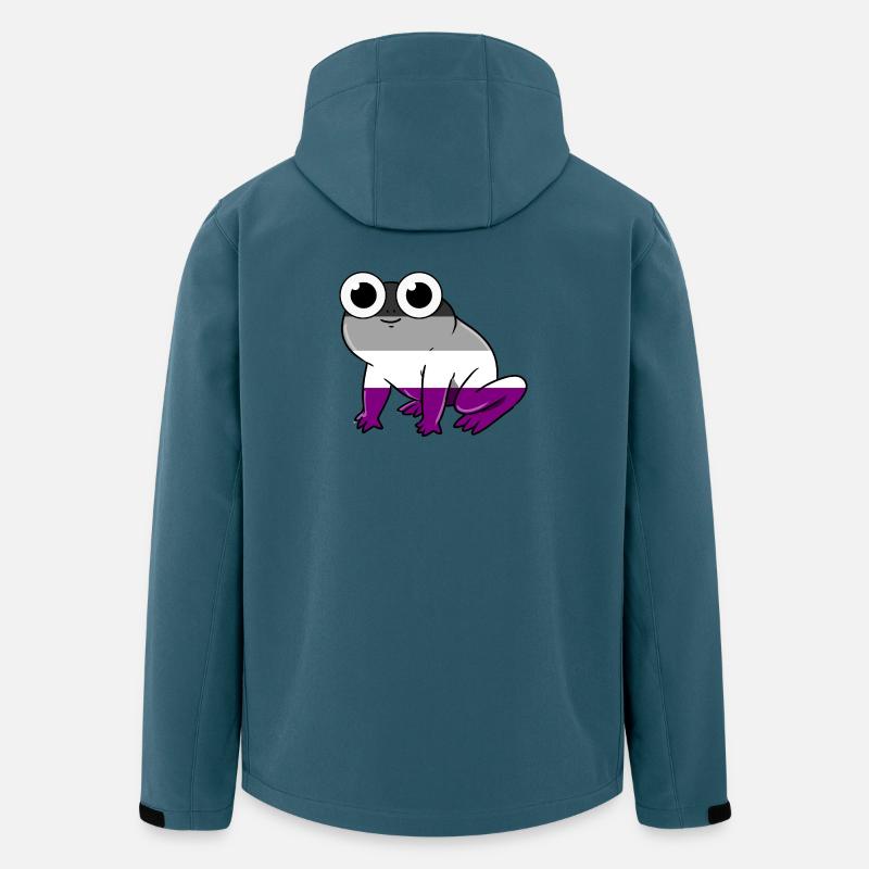 Grenouille Ace Pride - Veste softshell homme en polyester recyclé Stanley/Stella - bleu pétrole foncé