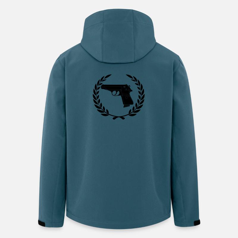 Walther im Lorbeerkranz - Recycelte Männer Softshell-Jacke von Stanley/Stella - Dunkles Petrol