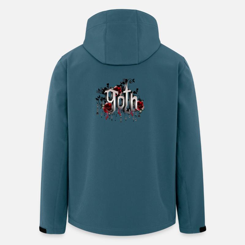 wunderschöner faszinierender Gothic Schriftzug - Recycelte Männer Softshell-Jacke von Stanley/Stella - Dunkles Petrol