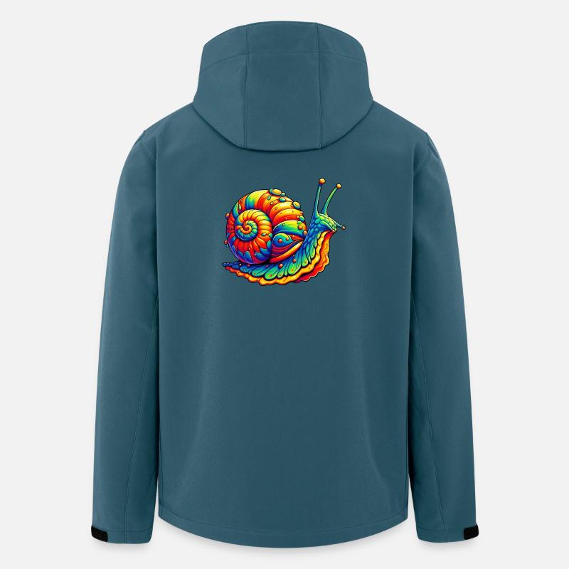 Schnecke - Recycelte Männer Softshell-Jacke von Stanley/Stella - Dunkles Petrol