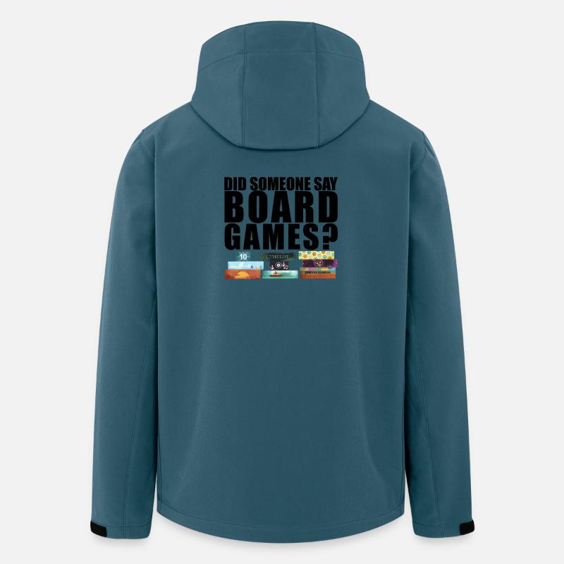 Did someone say board games? Brettspiele - Recycelte Männer Softshell-Jacke von Stanley/Stella - Dunkles Petrol