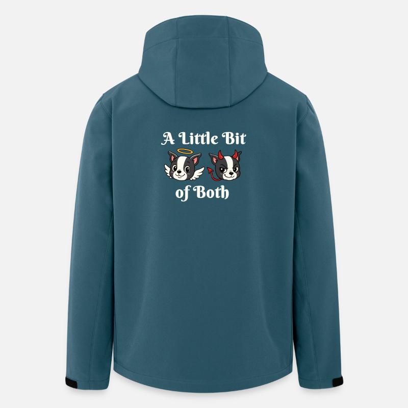Un peu des deux - Veste softshell homme en polyester recyclé Stanley/Stella - bleu pétrole foncé