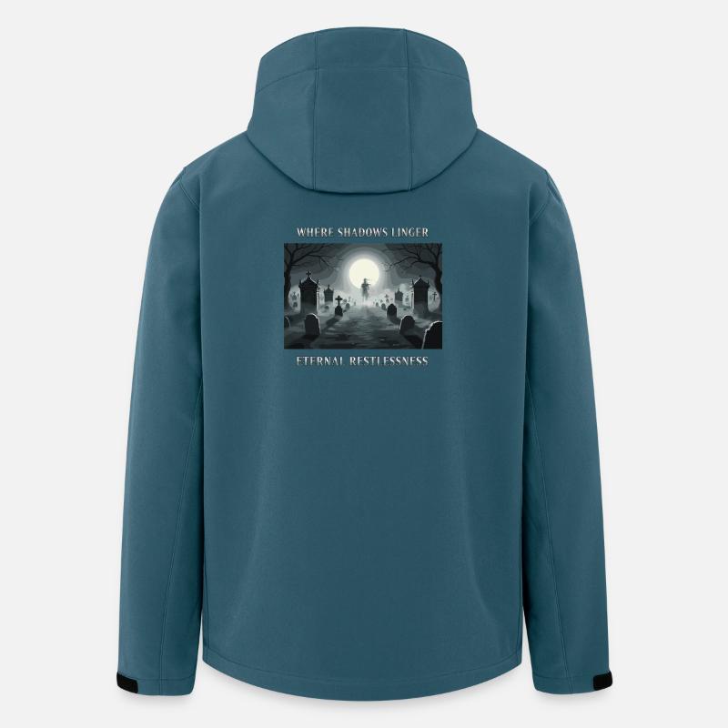 Ewige Schatten im Friedhof - Recycelte Männer Softshell-Jacke von Stanley/Stella - Dunkles Petrol