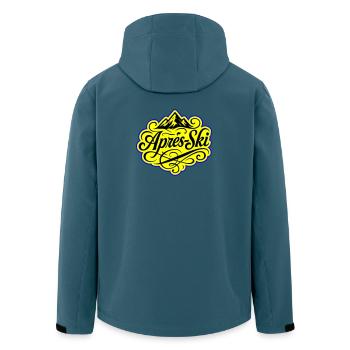 Après-ski Mountains Alps - Men’s Recycled Softshell Jacket by Stanley/Stella - stargazer - Back - AI Model Male 185 light (185cm)