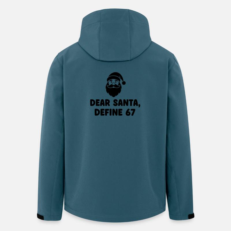 Dear Santa Define 67 - Recycelte Männer Softshell-Jacke von Stanley/Stella - Dunkles Petrol