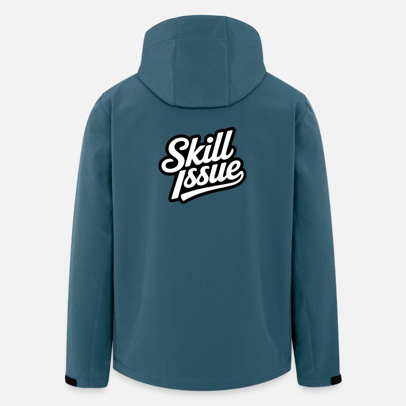 Skill Issue - Funny Gen Alpha Memes - Men’s Recycled Softshell Jacket by Stanley/Stella - stargazer