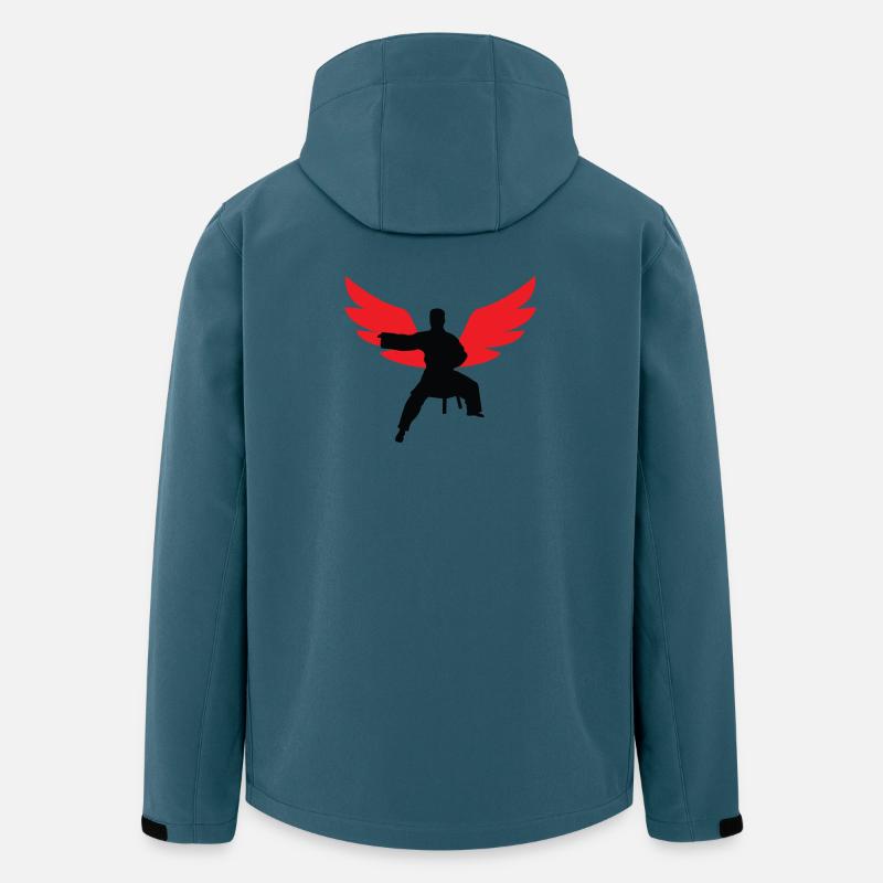 Aikido – Kampfsport – Aikido - Recycelte Männer Softshell-Jacke von Stanley/Stella - Dunkles Petrol