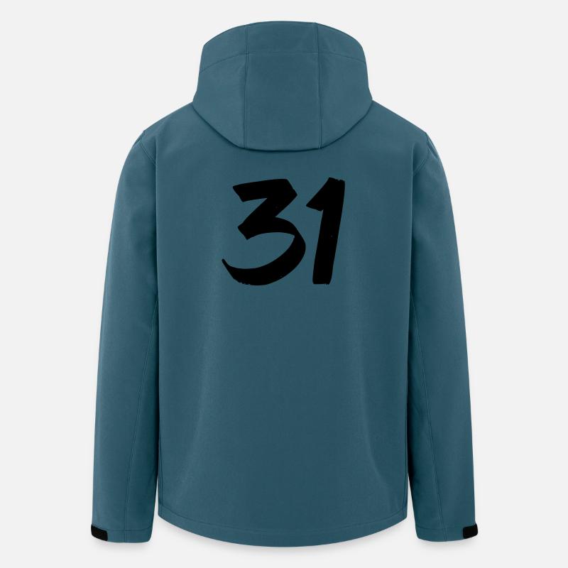 31 - Recycelte Männer Softshell-Jacke von Stanley/Stella - Dunkles Petrol